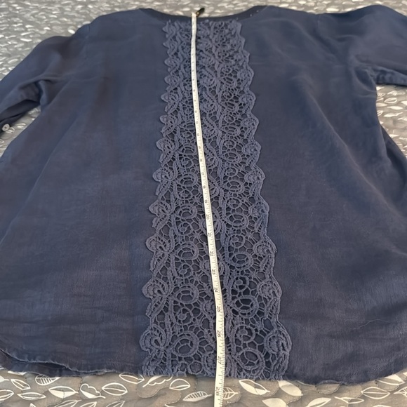 CHICO’S linen blouse, size 1 (small) - Picture 8 of 10